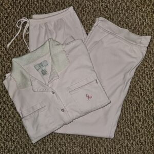 Karen Neuburger Pink Button-Up Pajama Set